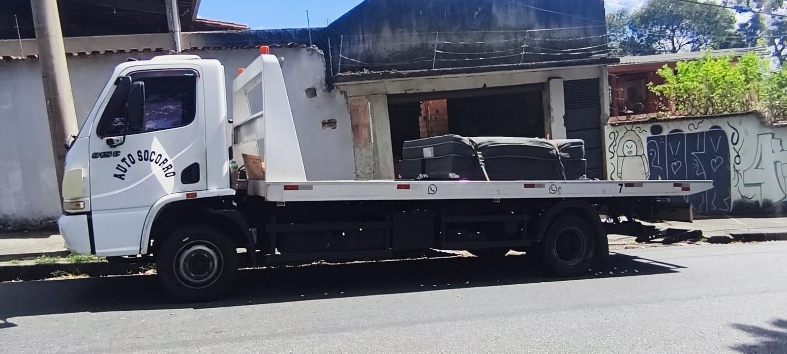 Guincho RCA Auto Socorro com estrutura para carga